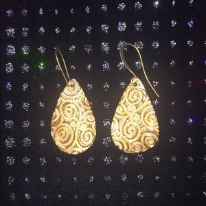 NEW Teardrop Handcrafted Bronze Earrings